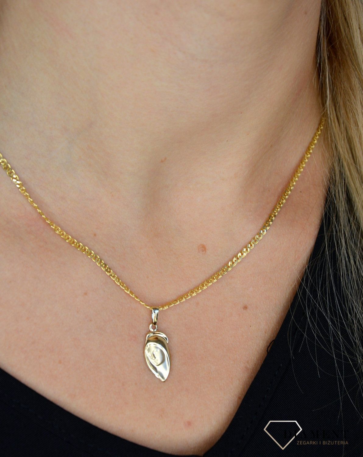 Złoty łańcuszek 585 Mona lisa 2,5 mm OUŁ000000-090 585 2,5mm ✅ Złoty łańcuszek został wykonany z najwyższej jakości złota próby 585 ✅.jpg